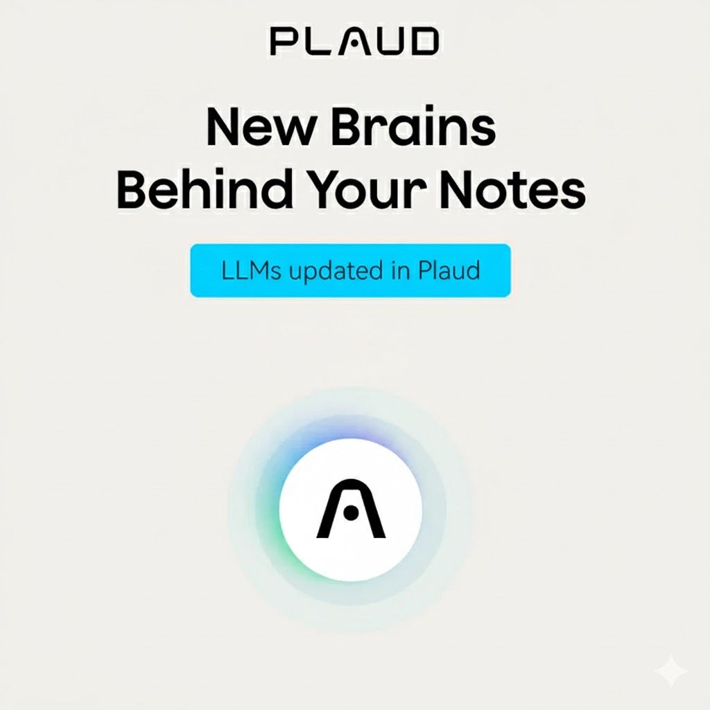 Plaud App 更新大語言模型及功能語音轉寫更精準及高效