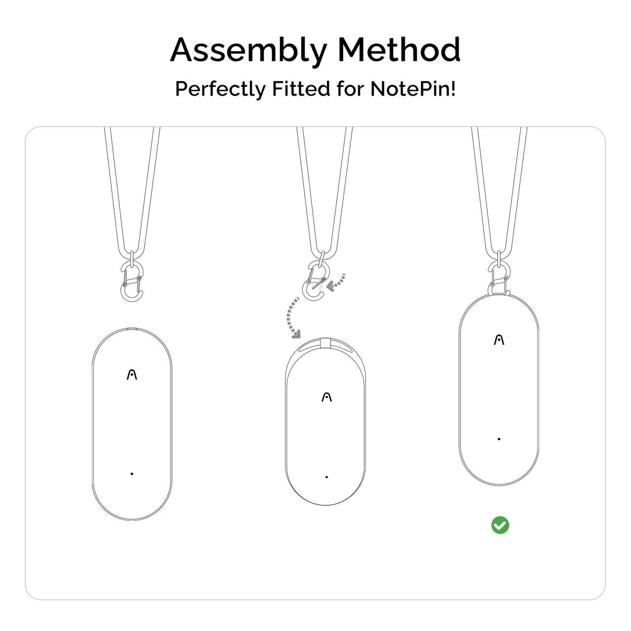 Plaud NotePin 掛繩