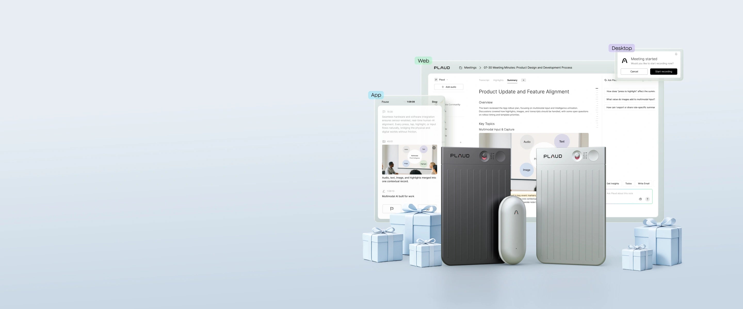 <div style="color:#000000; font-weight:400;">
<div style="font-size:20px; line-height:2;">
Plaud 品牌感謝祭 | 4.16 - 4.22
</div>
<div style="font-size:40px; margin-top:6px;">
限時 85 折優惠<br class="mobile-break">
</div>
<div style="font-size:20px; line-height:2; margin-top:6px;">
新一年繼續與你同行,釋放無限智慧潛能!
</div>
</div>
<style>
/* Desktop 預設不換行 */
.mobile-break {
display: none;
}
/* Mobile 換行 */
@media (max-width: 768px) {
.mobile-break {
display: inline;
}
}
</style>