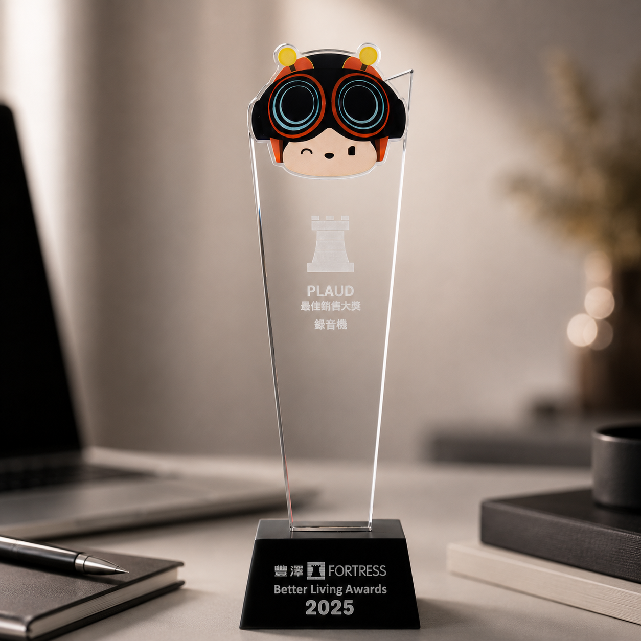 Plaud 榮獲 Fortress 豐澤「Better Living Awards 2025 最佳銷量大獎」