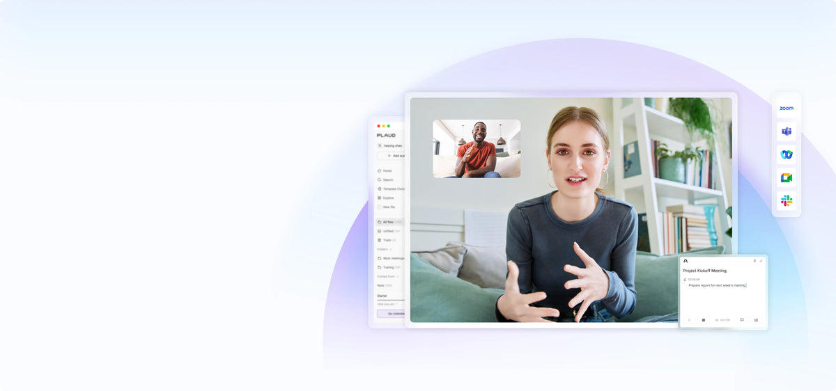 Plaud Desktop Beta  全球首個同時兼顧親身、電話與網上會議的 AI 筆記解決方案， 助你無縫整合至單一工作流程。